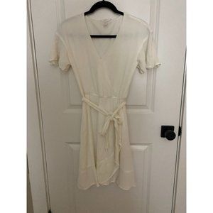 LC Lauren Conrad White Wrap Dress